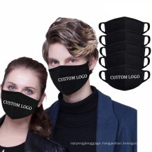 Fast Delivery Custom Logo Brand Reusable Washable Men Women Adult Kids Size Mix Color Cotton Polyester Face Maskes Protective Face Mask